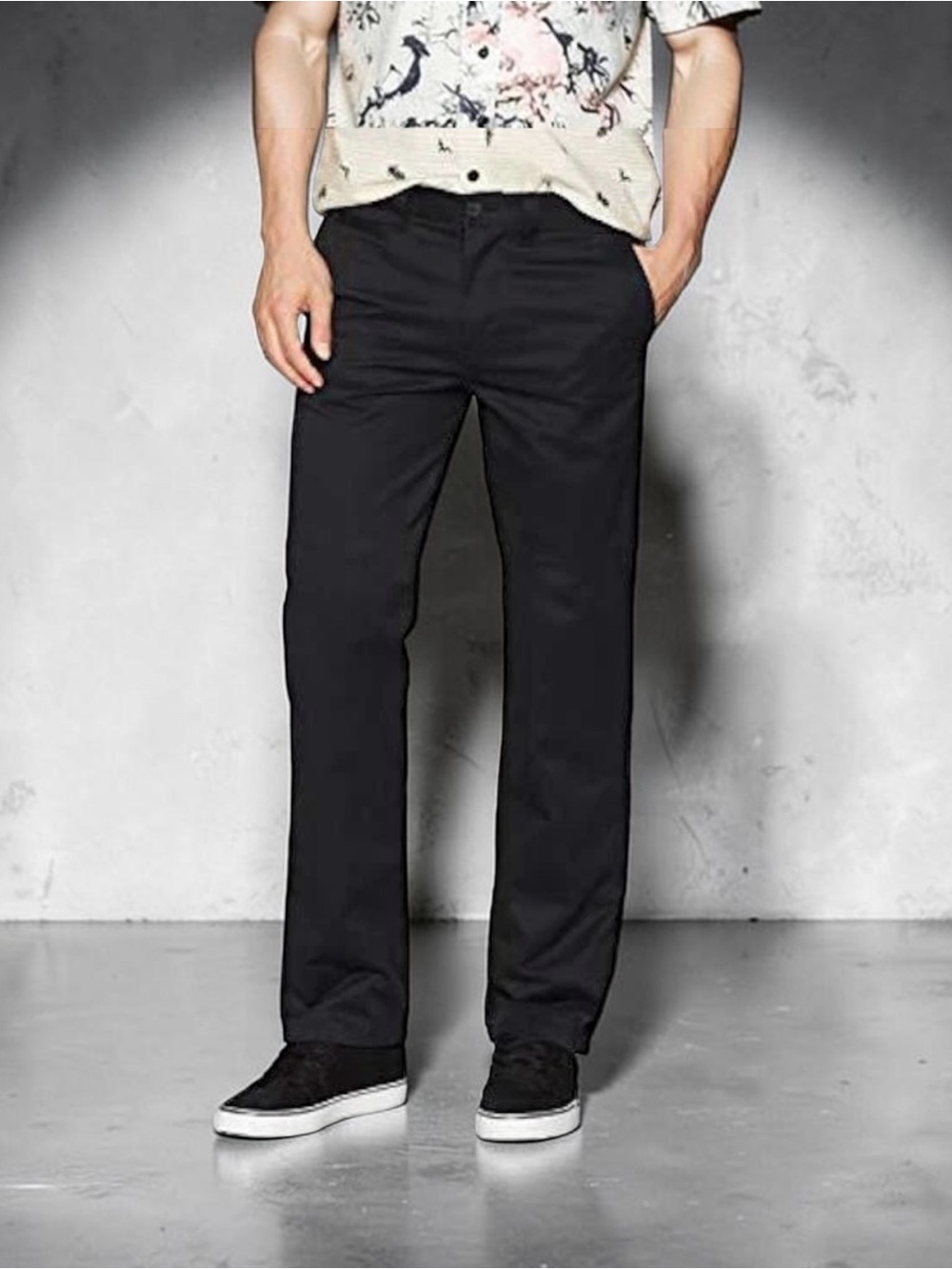 Quiksilver Ghetto Surf Pant Mens 32x34 Black Chino New